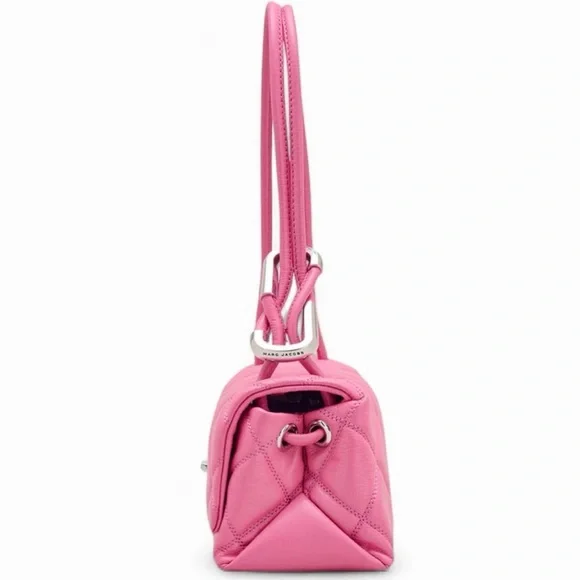 Marc Jacobs The Mini Dual Shoulder Bag Pink NWT - Picture 5 of 6